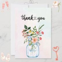  Bridal Shower And Wedding Thank You Cards