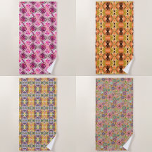 Beach Towels With Boho Shabby Chic Designs 