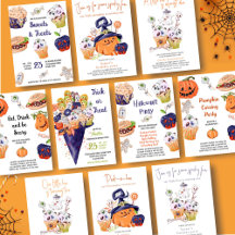 Halloween Party Invitations