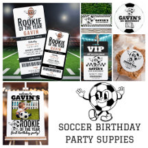 Soccer Birthday Party Supplies