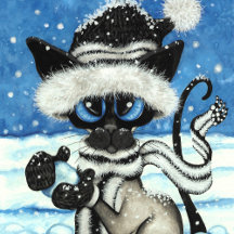 Sophisti-cat-ed Siamese Cats