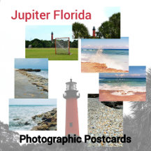 Jupiter FL Lighthouse and Blowing Rocks Postcards
