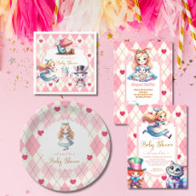 Wonderland Baby Shower Collection 
