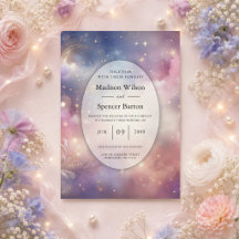 Shimmering Celestial Stardust Skies Wedding Suite