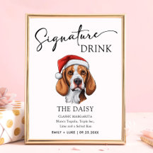 Christmas Fox Hound Dog Personalized