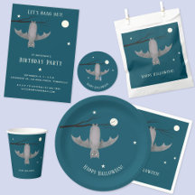 Cute Bat Party Invitations and Supplies