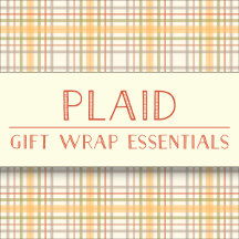 Plaid Gift Wrap Essentials