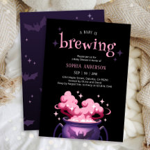 A Baby is Brewing Halloween Baby Shower Collection