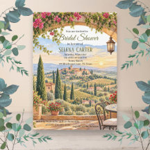 Tuscany Vintage Arch Italy Bridal shower
