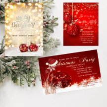 Elegant Christmas Red Balls