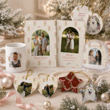 Red Bow & Greenery Preppy Christmas Collection