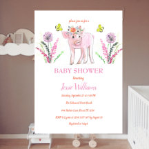 Piglet baby shower