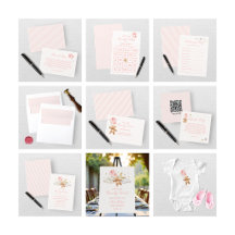 We Can Bearly Wait Pink Girl Baby Shower