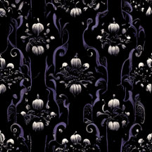 Black and Purple Gothic Pattern #5