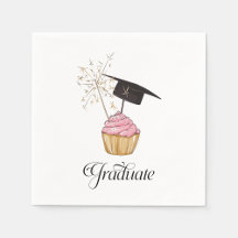 Pink Graduation Cupcake