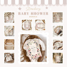  Strawberry Berry First 1st Birthday Party 