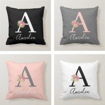 Monogram Personalised Pillows