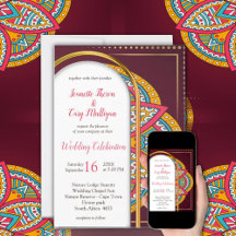 Mandalas in Mixed Maroons - Red & Repeat patterns