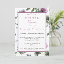 Bridal Shower Invitations TO