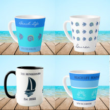 CHIC BEACH HOUSE MUGS