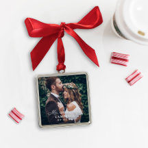 First Christmas Wedding Ornaments for Newlyweds