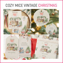 Cozy Mice Vintage Christmas