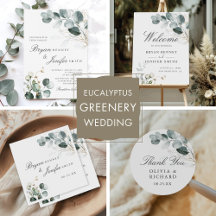 Rustic Botanical Eucalyptus Greenery Wedding
