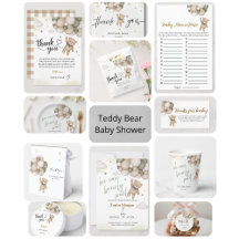 Teddy Bear Baby Shower Collection