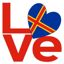 Åland Islands LOVE Valentine