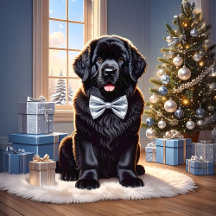 Newfoundland Dog Christmas
