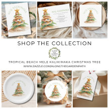 Tropical Mele Kalikimaka Christmas Tree