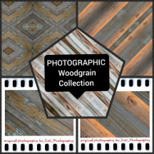 Photographic Woodgrain Natural Rustic Modern