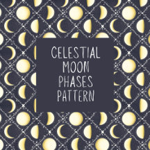 Celestial Moon Phases Pattern