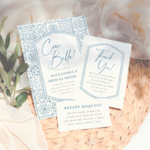 Ciao Bella! Whimsical Italian Tiles Bridal Shower