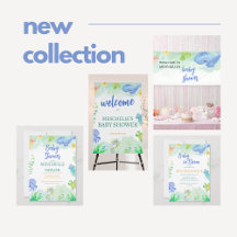 Summer Under the Sea Blue Green Baby Shower