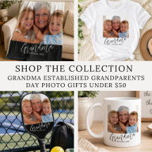 Grandma Established Photo Gifts Under $50
