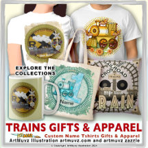 Trains and railroad gifts