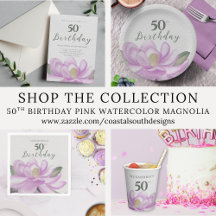 50th Birthday Pink Magnolia Style