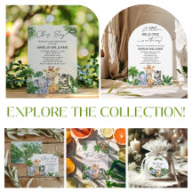 Oh Boy Jungle Safari Baby Shower Collection