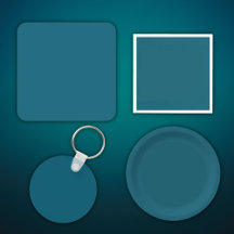 Elegant teal solod color coctail party supplies