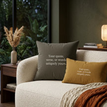 Modern Minimalist Earth Tones Pillows 