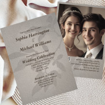 Shadowed Laurel Gray Formal Wedding Suite