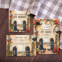 Rustic Cowboy 1st Rodeo Birthday