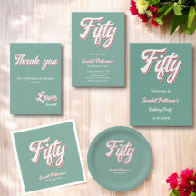 Vintage Retro 70s Groovy Birthday Collection