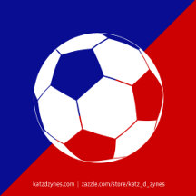 red white and blue soccer team colors