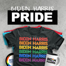 BIDEN HARRIS PRIDE Gifts from LGBTShirts.com