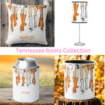 Tennessee Fashion Illustration Cowboy Boots