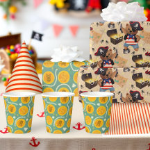 Cute Pirate Party Treasure Patterns