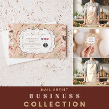 Luxury Floral Nail Artist Business