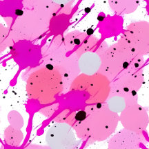 Pink Paint Splatter Gifts and Accessories
